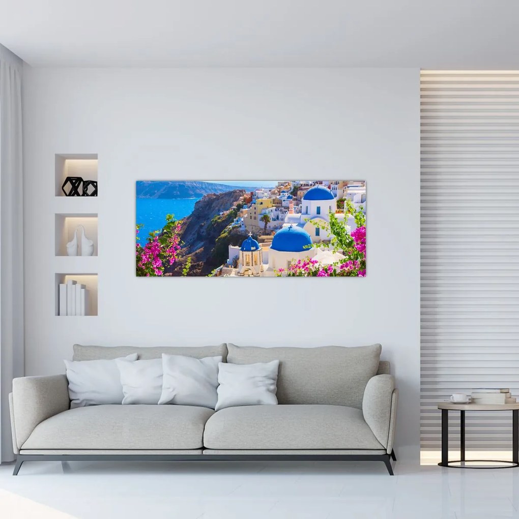 Tablou - Santorini, Grecia (120x50 cm)