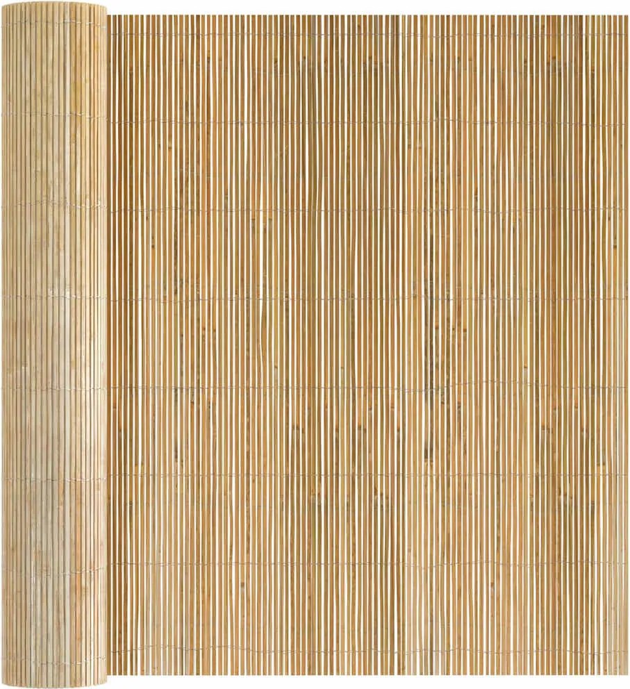 vidaXL Gard din bambus natural 400 x 180 cm Bambus