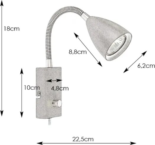 Aplică dimabilă CIRO 1xGU10/7W/230V Markslöjd 107409