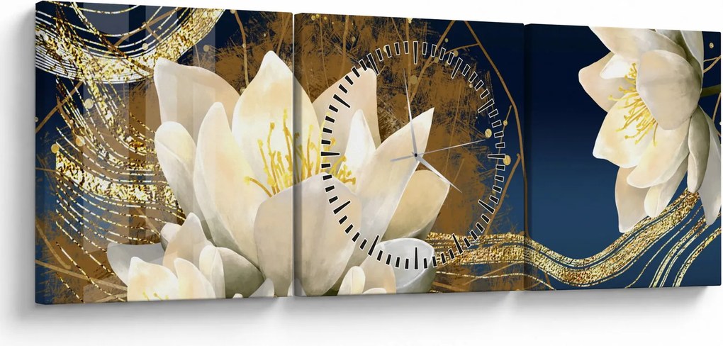 Tablou - Colaj (cu ceas) (90x30 cm)