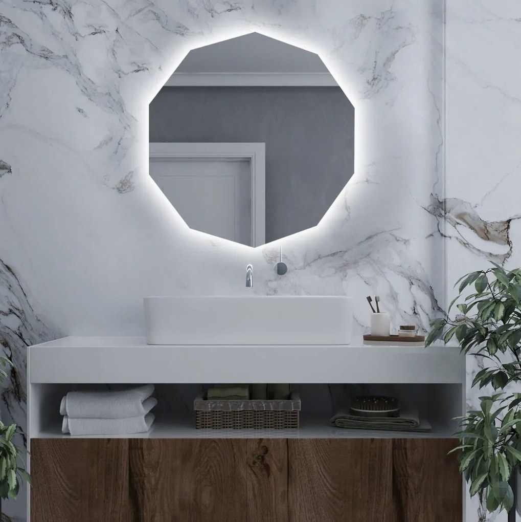 Oglindă geometrică cu iluminare LED G11
