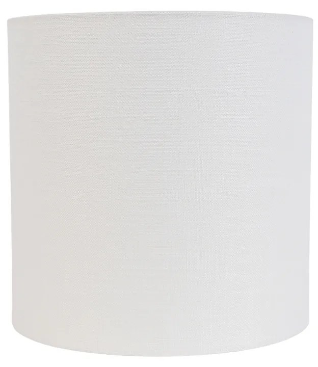 Abajur din stofă alb 25/25/25
