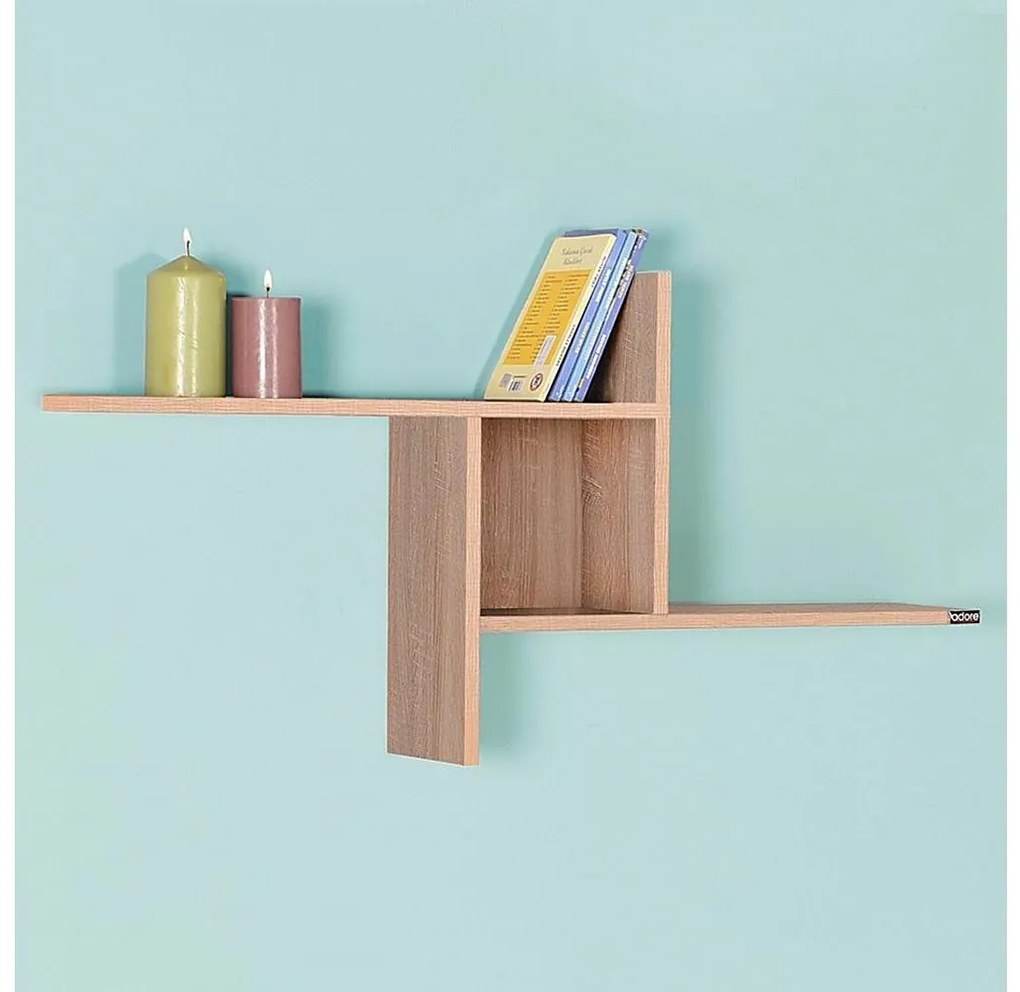 Poliță de perete maro 50x100 cm