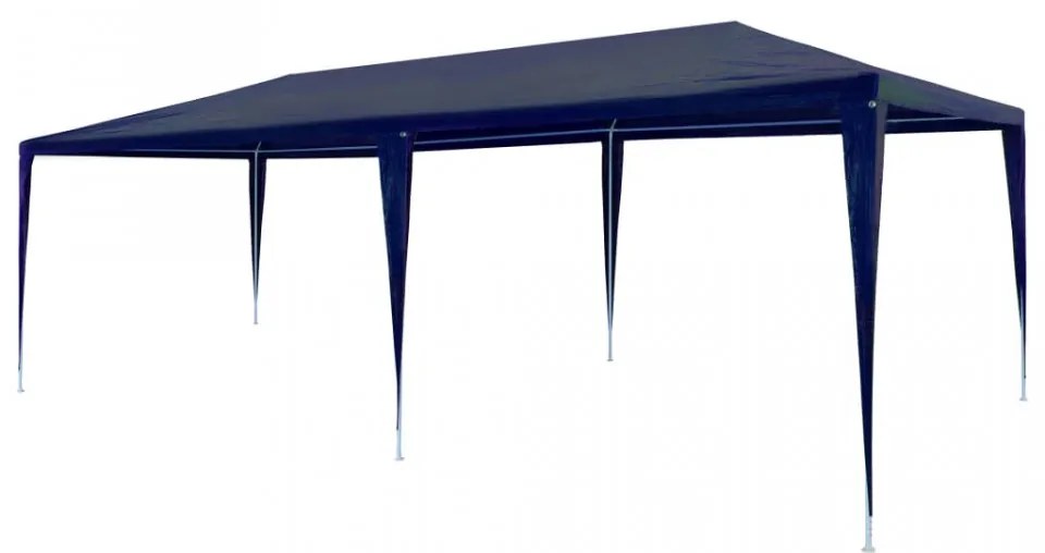 Cort de petrecere, albastru, 3 x 6 m, PE