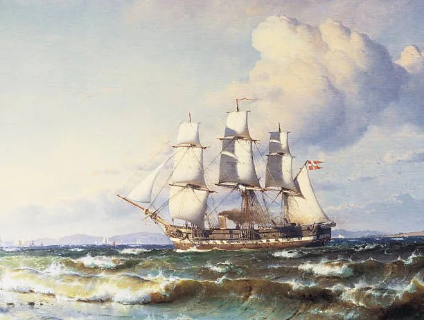 Ilustrație Danish Ship, Fine Art Photographic