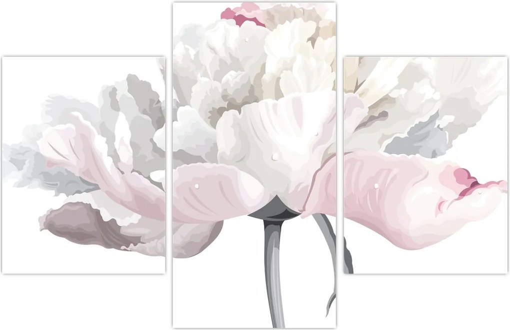 Tablou - Floare de trandafir (90x60 cm)