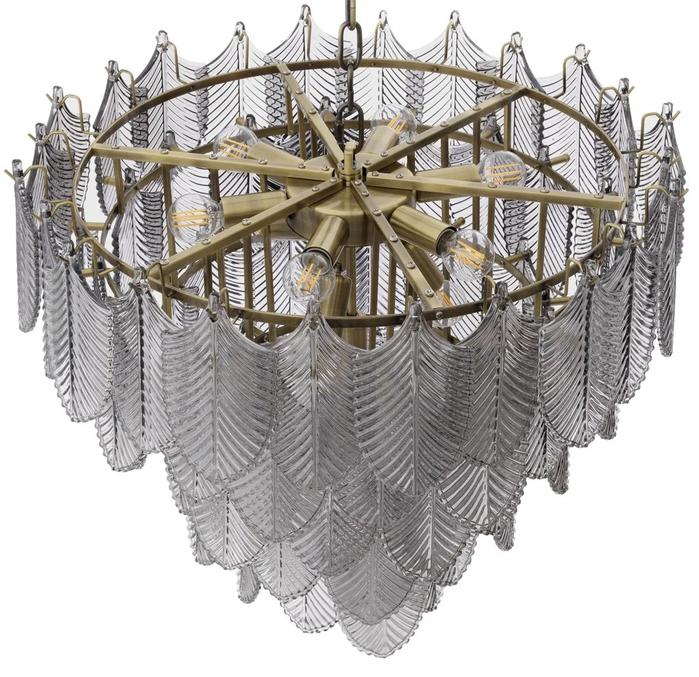 Candelabru elegant design LUX Verbier S, sticla fumurie 113899 HZ