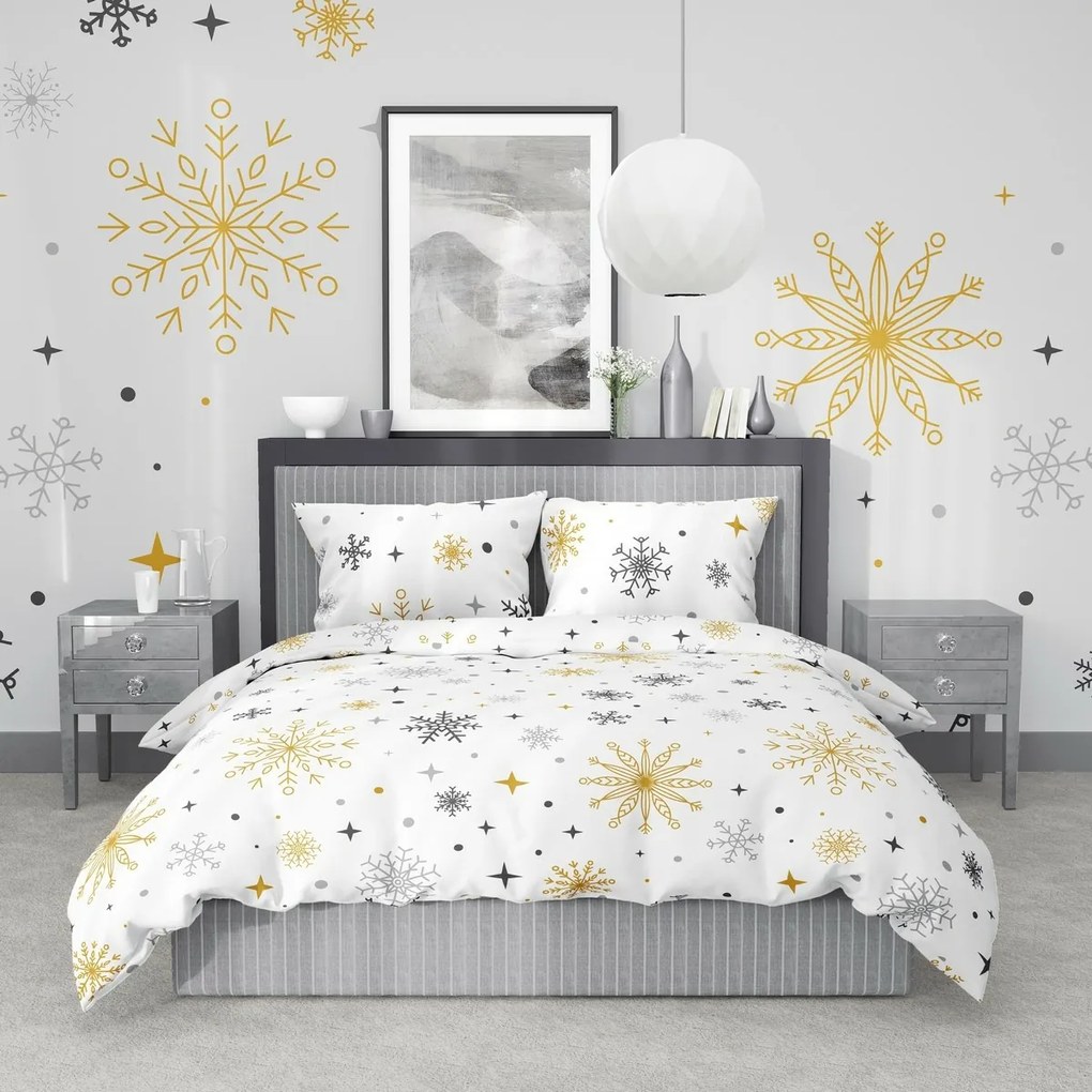 Stanex Lenjerie de pat din bumbac Magic White, 140x 200 cm, 70 x 90 cm, 140 x 200 cm, 70 x 90 cm