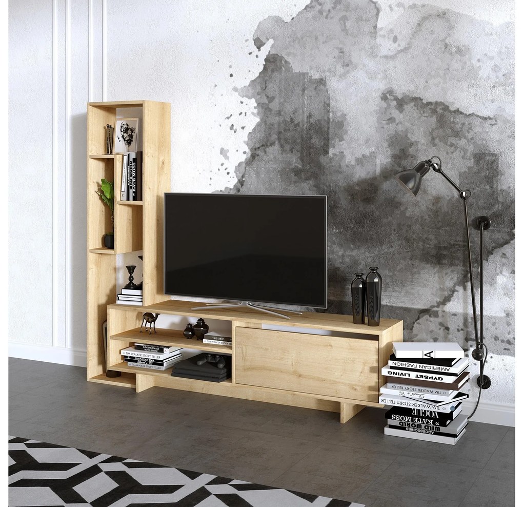 Mobilier living Milasi 2 (stejar zafir) . 1095618