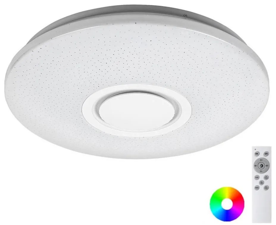 Rabalux 3509 - Plafonieră LED RGB reglabilă RODION LED/24W/230V + telecomandă