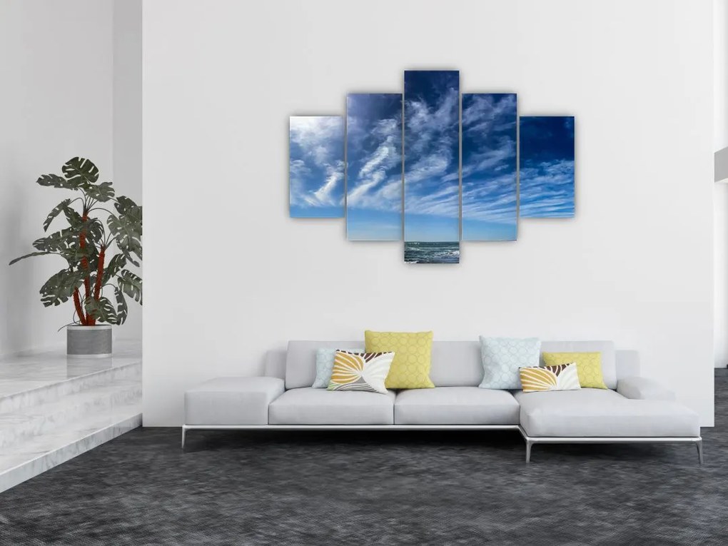 Tablou cu cerul și nori (150x105 cm)