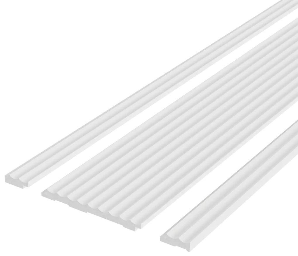 Panou riflaj decorativ 3D, model Dune - 13x1.2x250 cm