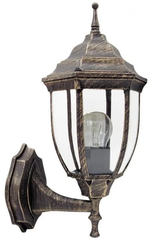 Aplica de perete exterior IP43, up light, auriu antic Nizza 8452 RX
