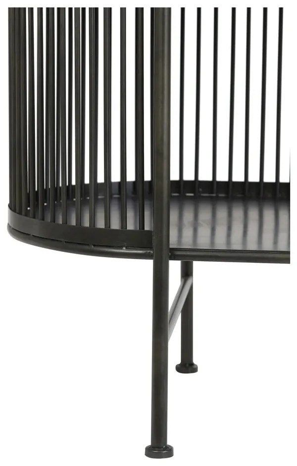 Comodă înaltă din metal negru 119x161 cm Yinthe - Light &amp; Living