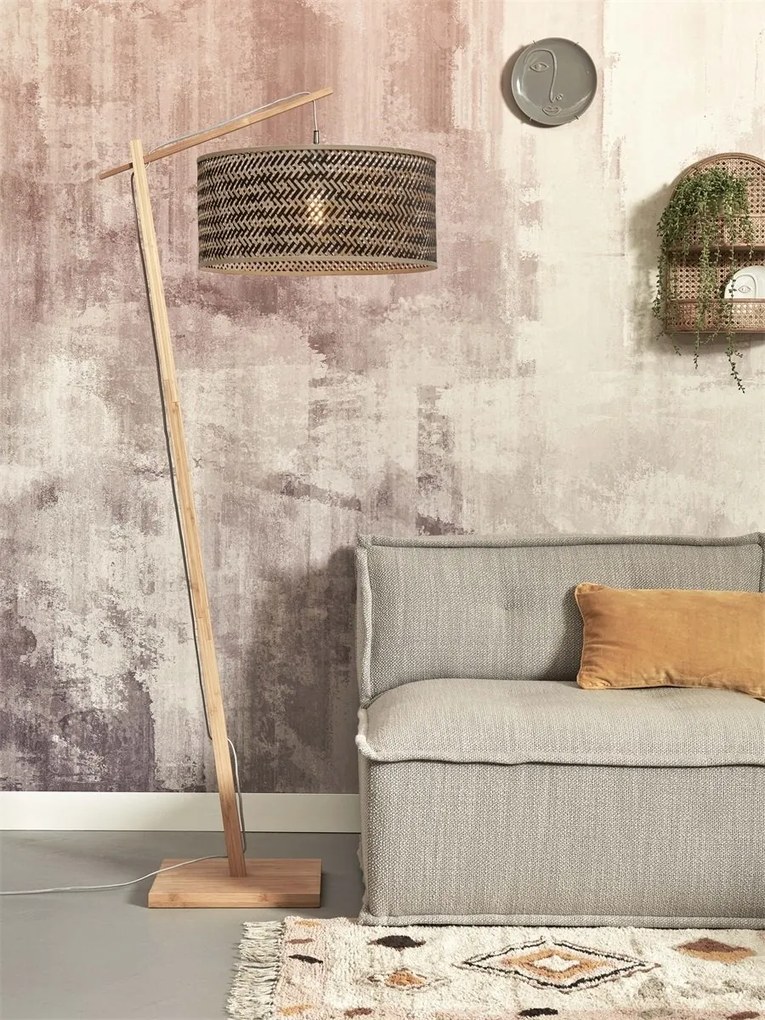 Lampadar eco din bambus Java L nat/50x22, bl/nat