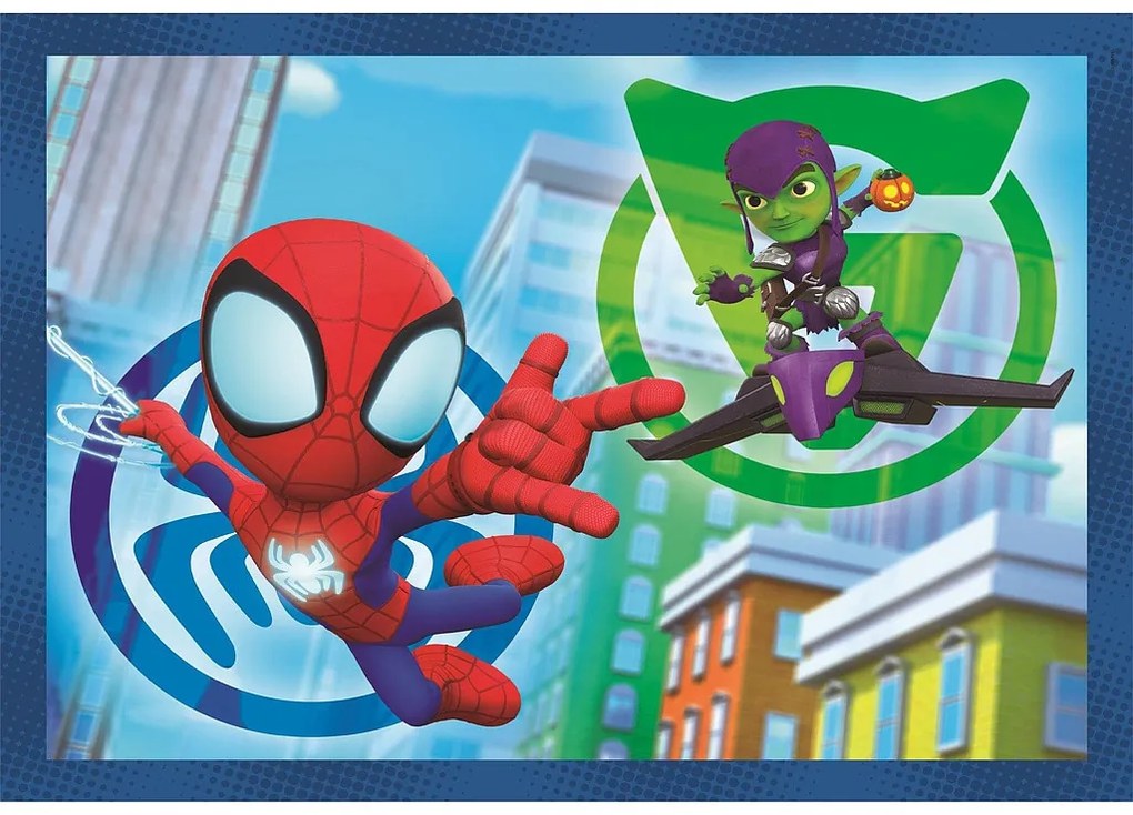 Omul Păianjen Spidey Puzzle 4 în 1 Clementoni