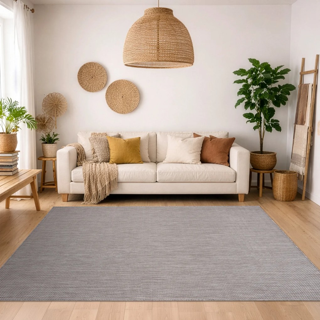 Covor SISAL SION A5165A Melanj țesute plate bej