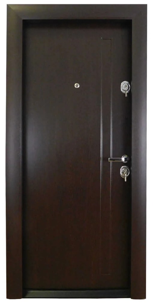 Ușă Metalică cu MDF Modern FV 386 Crom PVC Dreapta