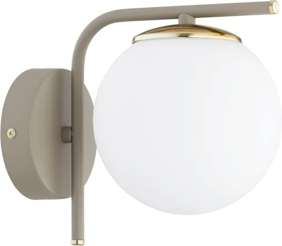 Brilagi - Aplică de perete MILO ECRU 1xE27/60W/230V bej/auriu