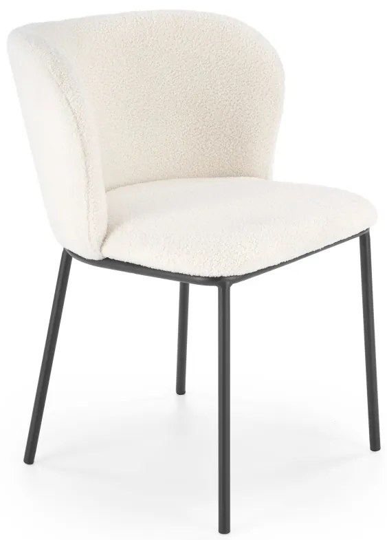 Scaun tapitat K518 crem