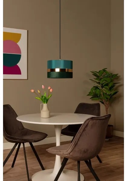 Lustră pe cablu Lucide 10409/01/33 EXTRAVAGANZA TUSSE 1xE27/60W/230V verde