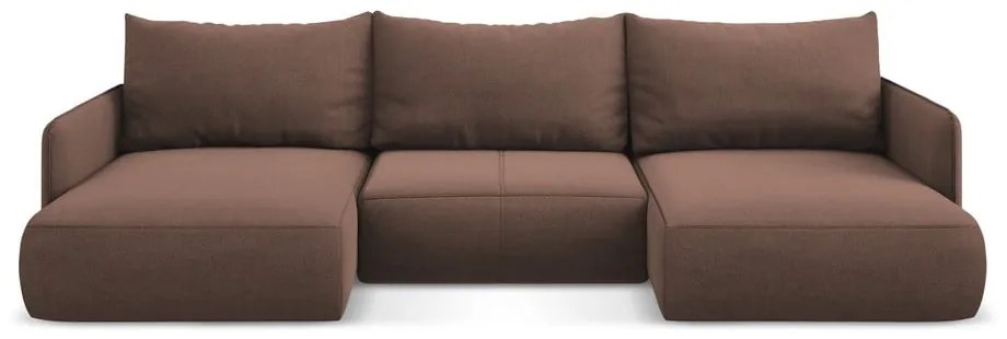 Colțar roz extensibil/cu spațiu de depozitare Nanea – Makamii