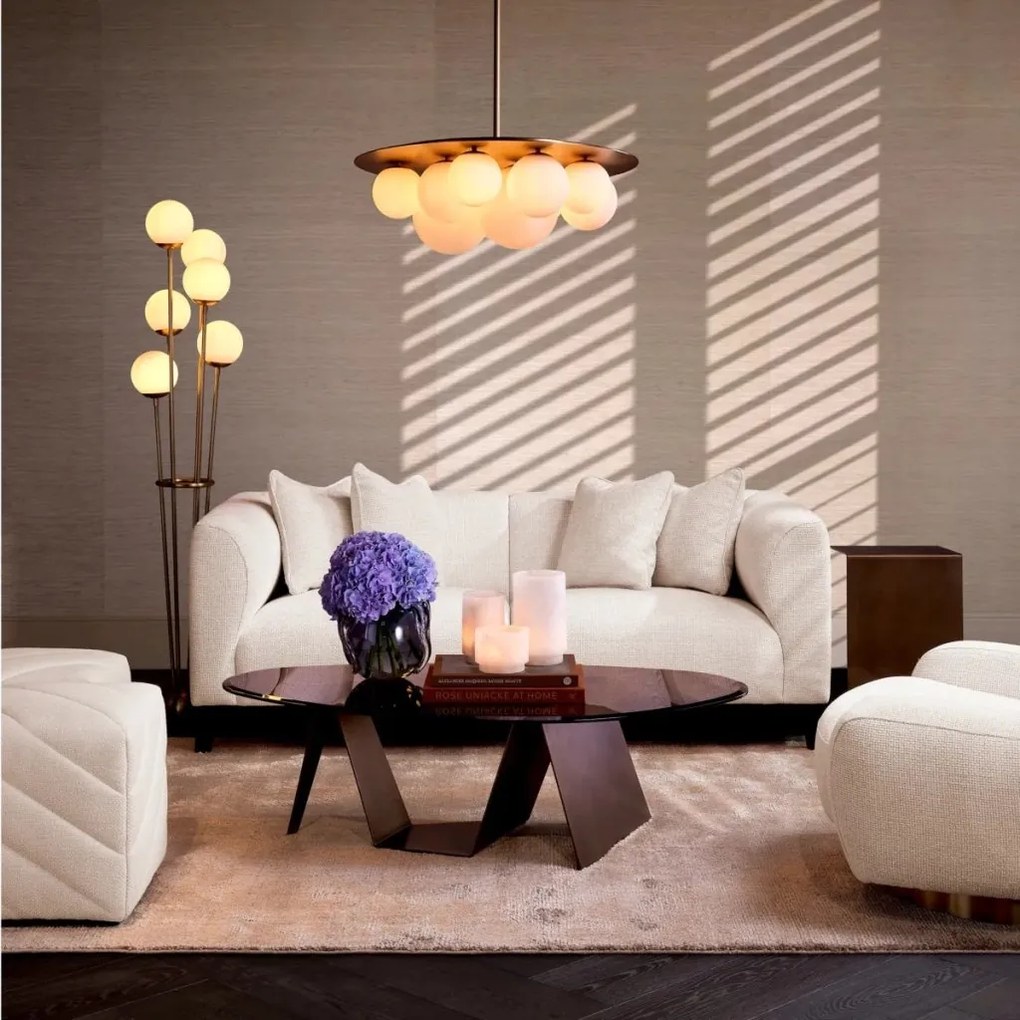 Canapea fixa design LUX Corso S, lyssa sand