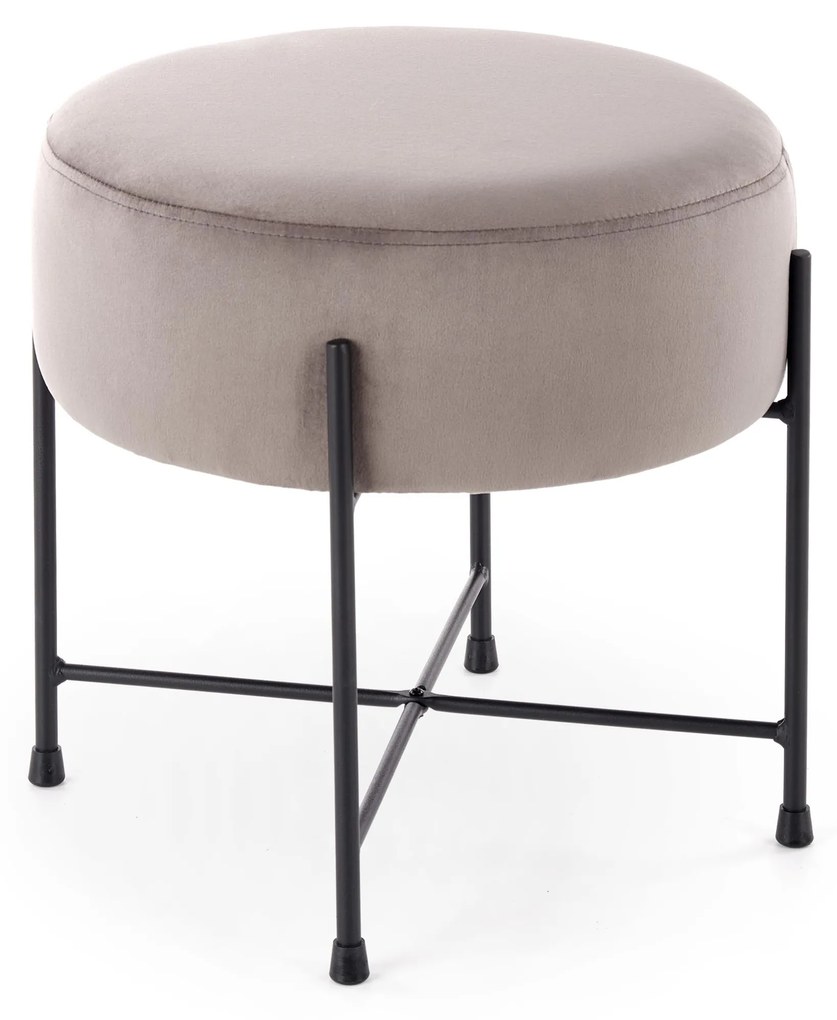 Taburet modern Culoare Gri, NIVA