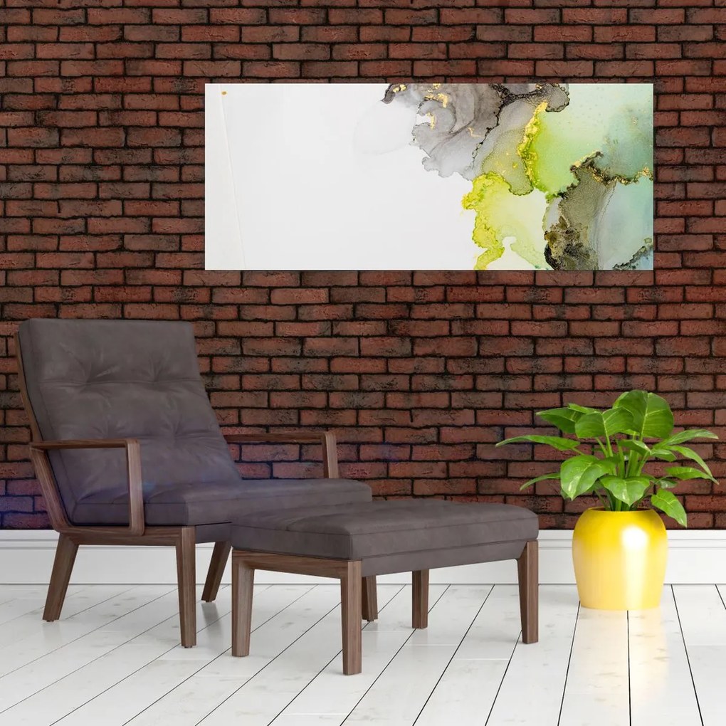 Tablou - Arta abstractă în cerneală (120x50 cm)