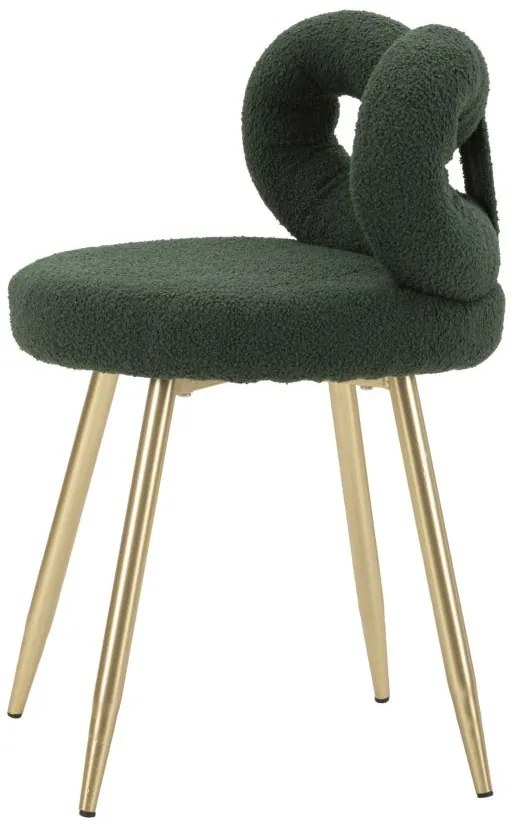 Mauro Ferretti Scaun Mini Ilary Verde Cm Ø 40X67 (Inaltime Sezut Cm 46) | Aosom Romania