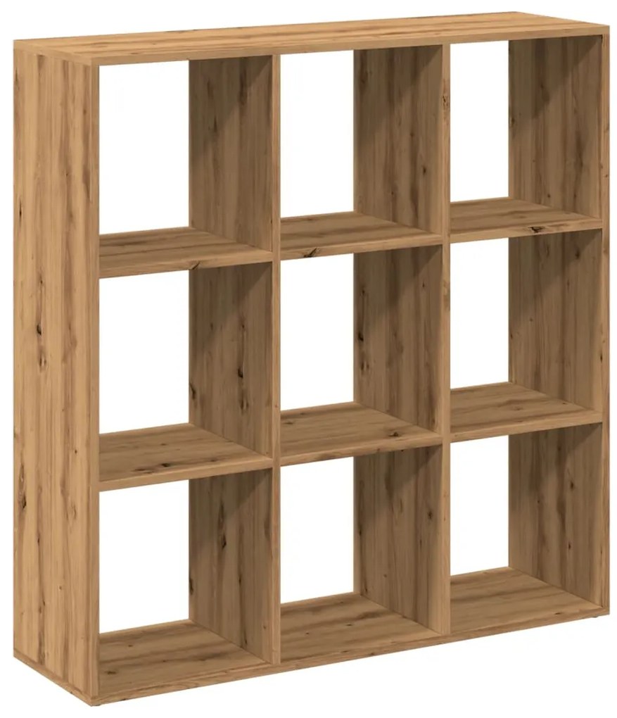 858047 vidaXL Bibliotecă/separator, stejar artizanal, 102x29x103,5 cm, lemn