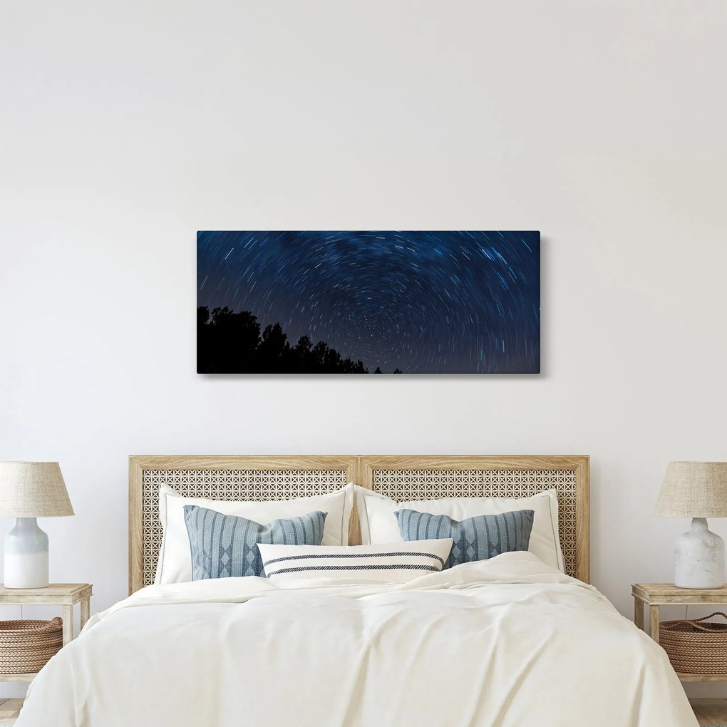 Tabloul cu cerul nocturn (120x50 cm)