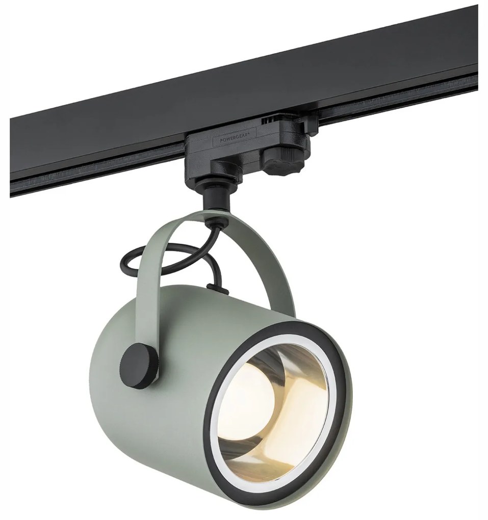 Spot pe sina NET verde / Accesoriu pentru sinele trifazate ARGON T-RACK