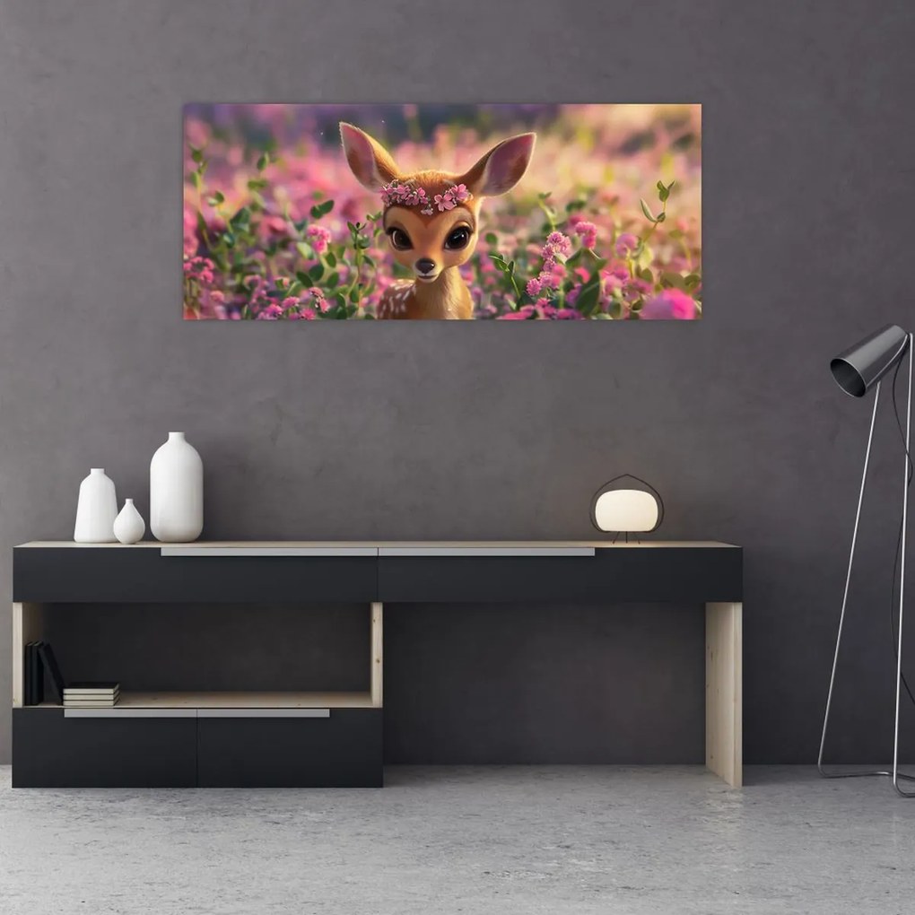 Tablou - Căprioară Drăgălașă (120x50 cm)