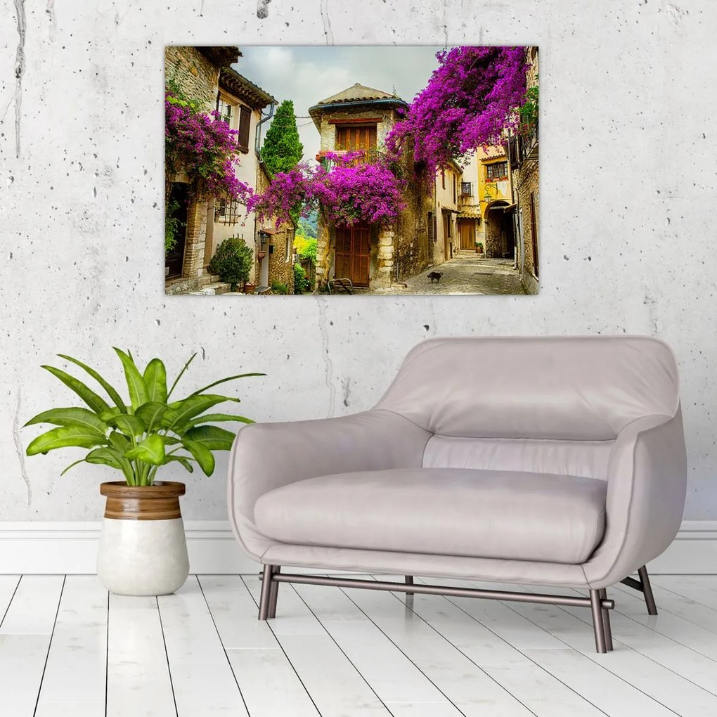 Tablou - Alee mediteraneană leneșă (90x60 cm)