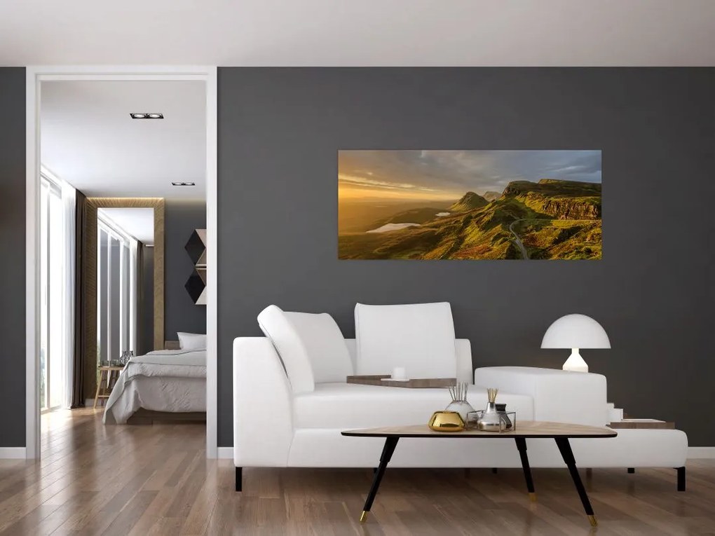 Tablou cu munți (120x50 cm)