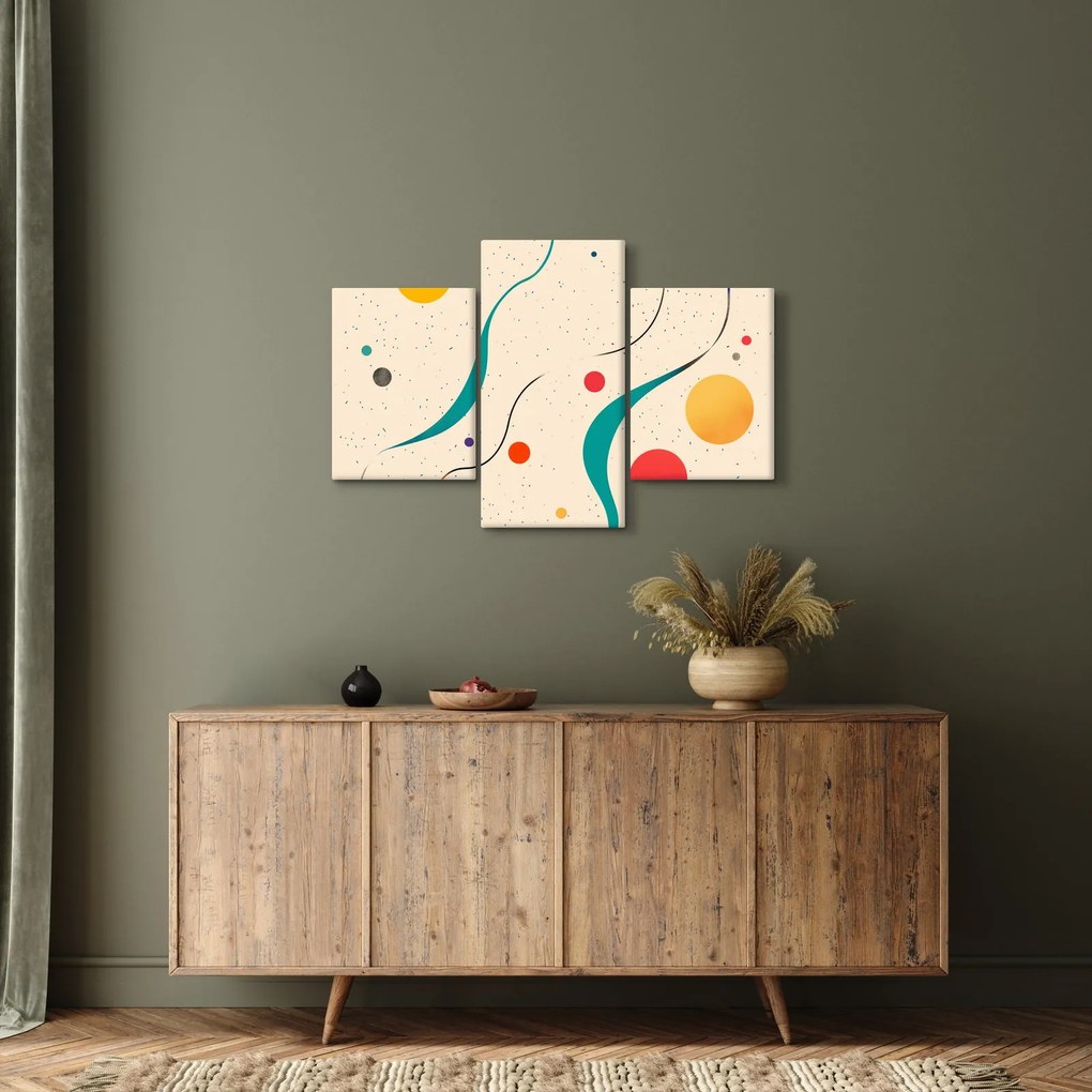 Tablou - Ilustrație colorată minimalistă (90x60 cm)