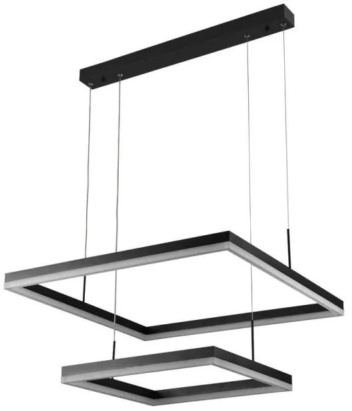 Lustră LED dimabilă pe cablu LED/90W/230V 3000-6500K + telecomandă