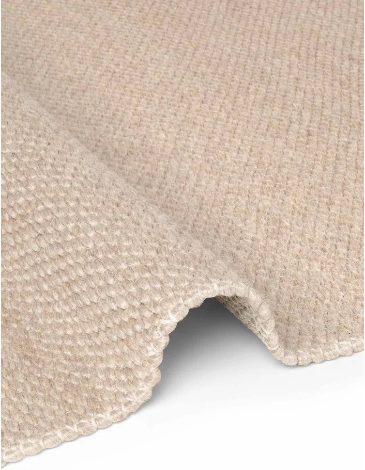 Covor bej țesut manual din lână 160x230 cm Lyon Beans – Elle Decoration
