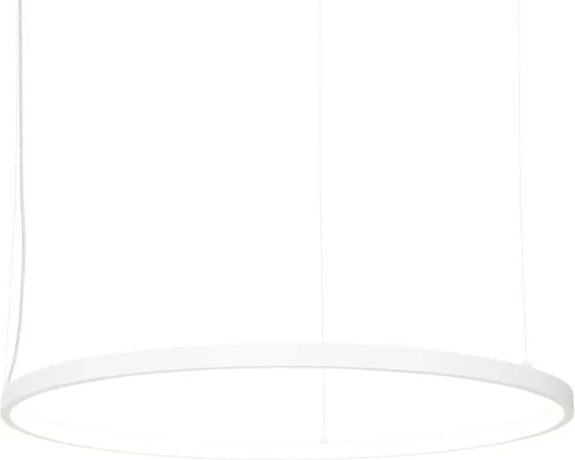 Lustra circulara LED IP44 diametru 60cm Visual alb