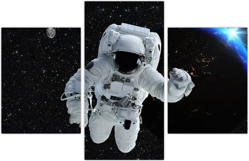 Tablou - Astronaut în Cosmos (90x60 cm)