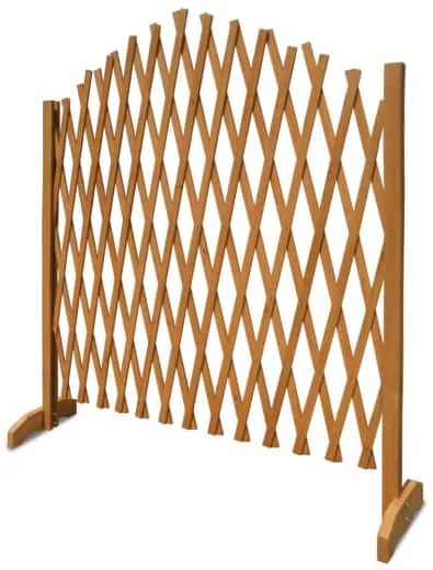 Deuba Gard cu zabrele de gradina 200x107 cm - natural