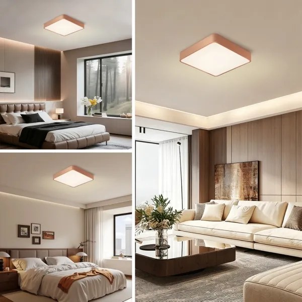 Brilagi - Plafonieră LED POOL LED/48W/230V 3000/4000/6000K 50x50 cm bronzată