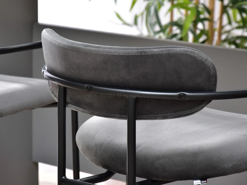 Scaun Viola (grafit + negru). Promo -24%. 1110754