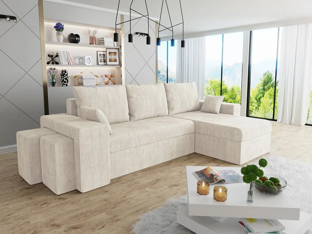 Colțar Terazuno S (crem) (cu sp. depozitare). Promo -16%. 1105251