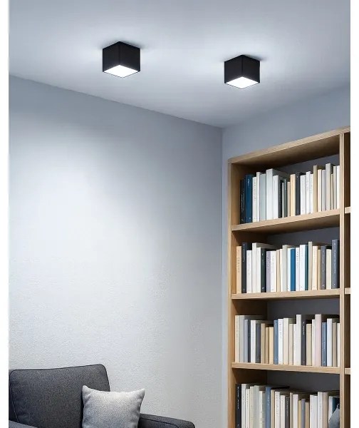 Spot LED LED/5W/230V 3000/4000/6400K 7,5x7,5 cm negru