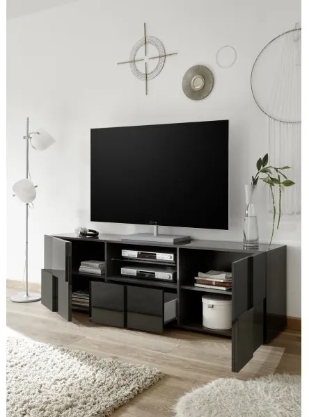 Comodă TV SERIAN antracit