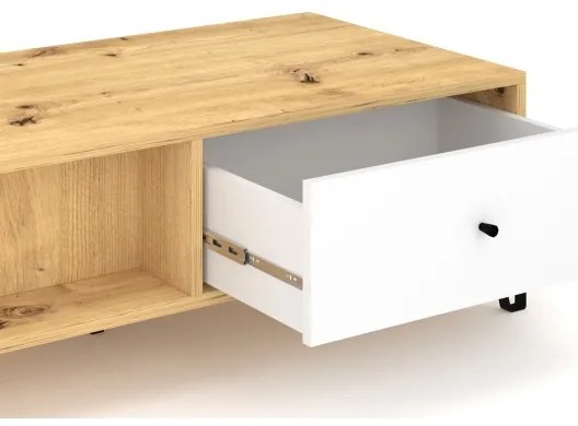 Măsuță de cafea SULA stejar artisan/alb