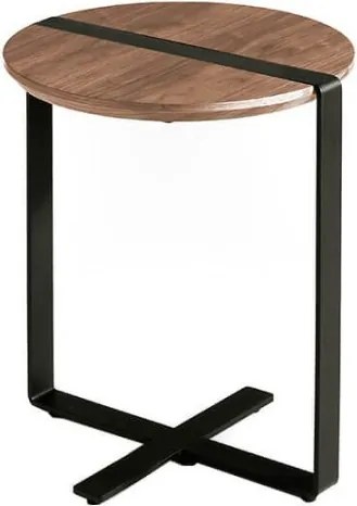 Masuta laterala eleganta design LUX Walnut AC 2054-MH1903B-NOGAL