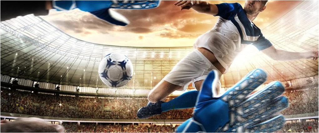 Tablou - Fotbalist (120x50 cm)